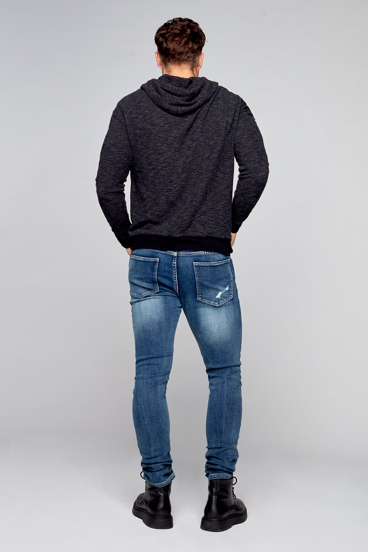 5 Pocket Slim Fit Jeans - Classic Medium Blue - DENIM SOCIETY™